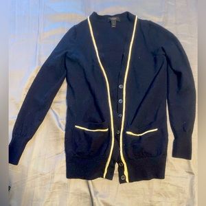 Jcrew blue cardigan